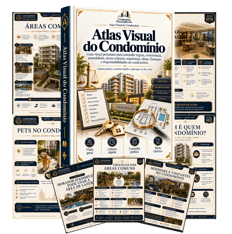 Mockup do Condomínio Descomplicado