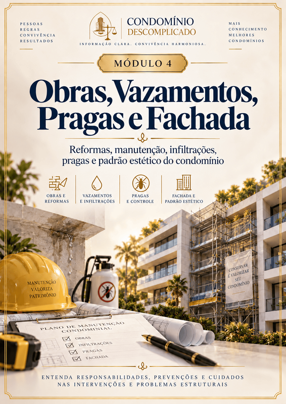 Obras, Vazamentos, Pragas e Fachada